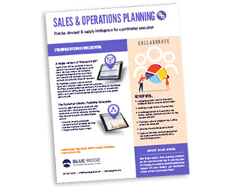 Sales and Operations Planning Cover