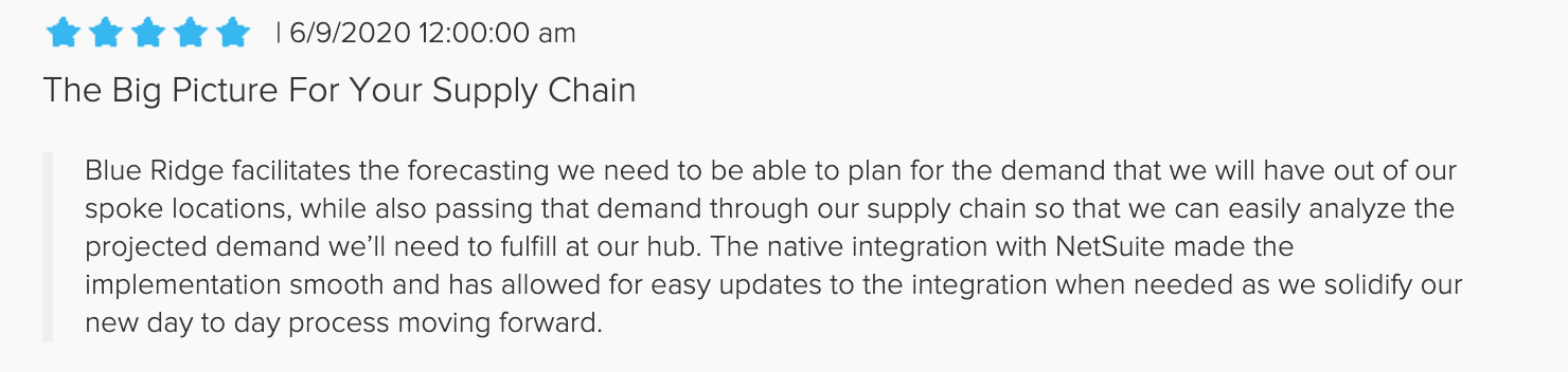 Choosing NetSuite Planning Software | Blue Ridge Solutions