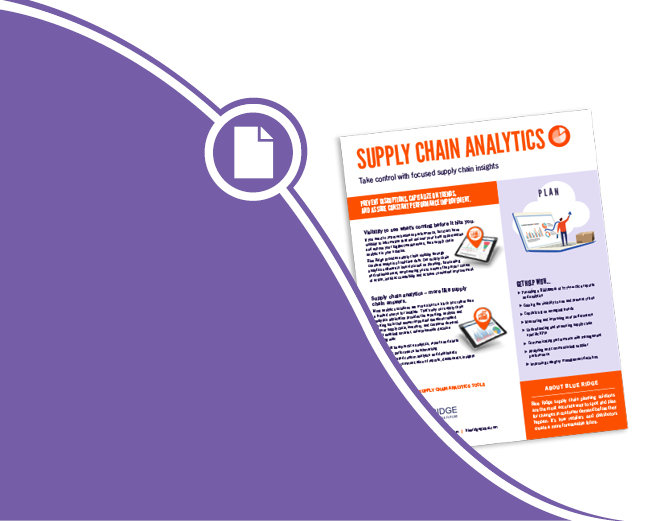 Supply Chain Analytics