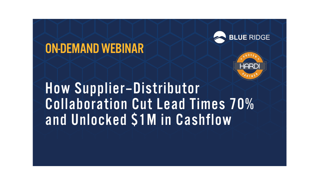 Webinar: From Forecasts to Strategic Decisions: Bridging the Distributor-Supplier Gap