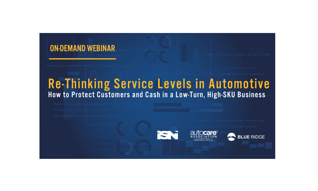 Webinar: Re-Thinking Service Levels in Automotive