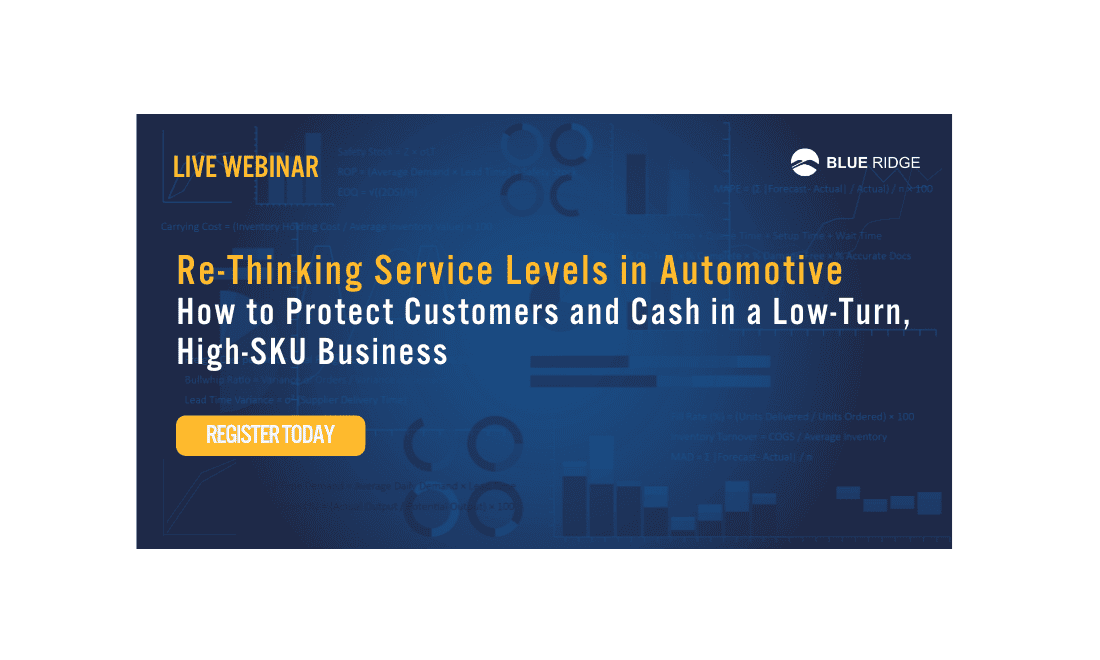 Re-Thinking Service Levels in Automotive